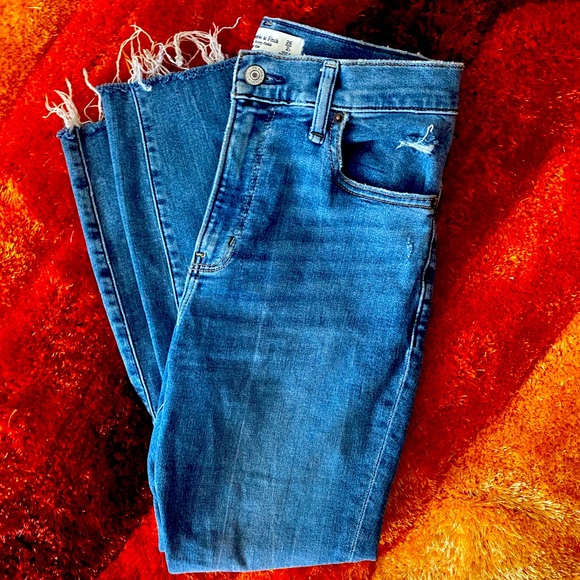 Abercrombie & Fitch Denim - ABERCROMBIE SUPER SKINNY ANKLE HIGH RISE